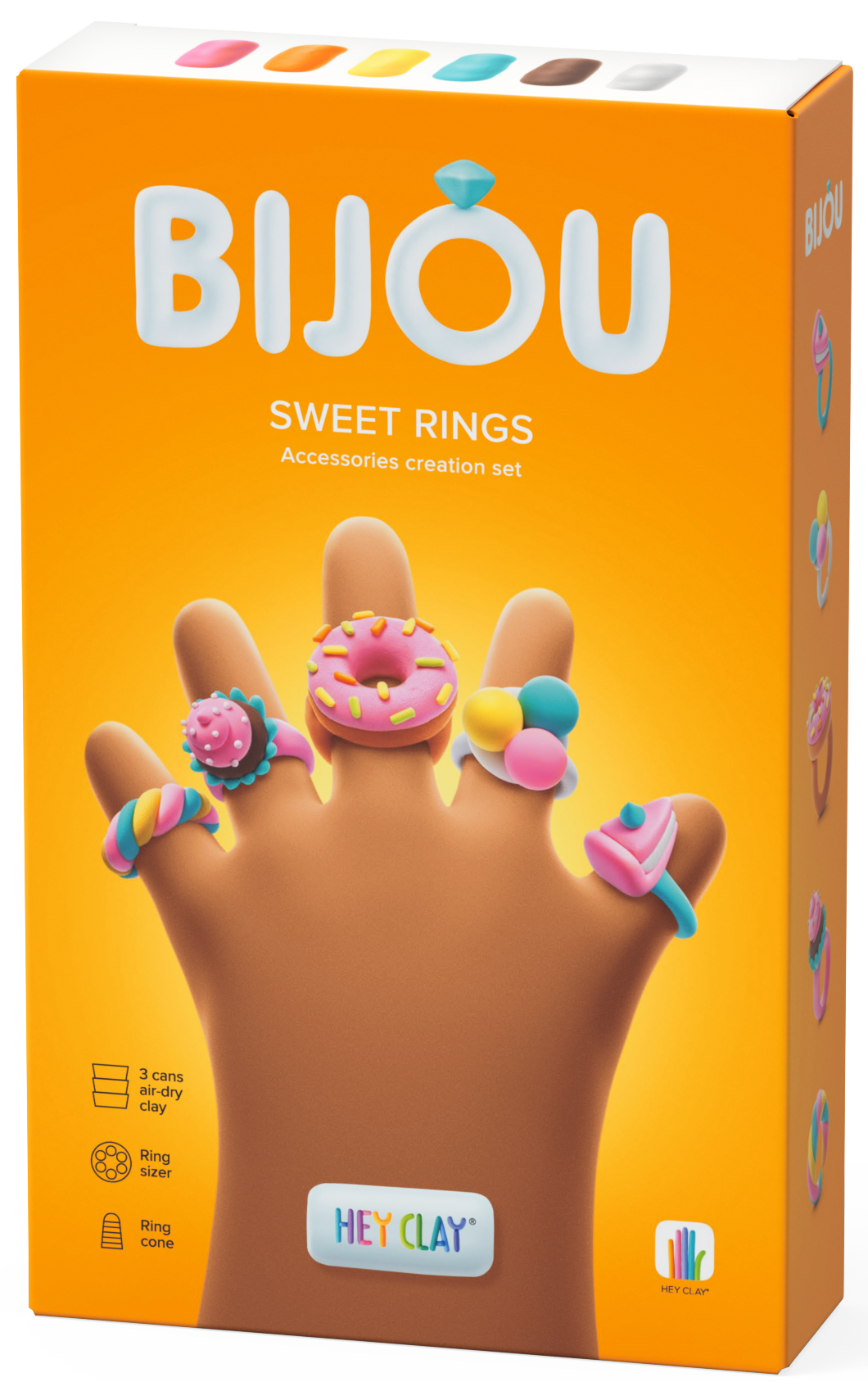 HEY CLAY Modeling Clay Rings Sweets 31002E