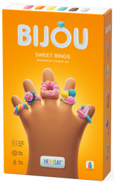HEY CLAY Modeling Clay Rings Sweets 31002E