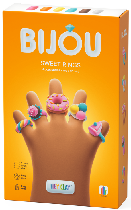 HEY CLAY Modeling Clay Rings Sweets 31002E