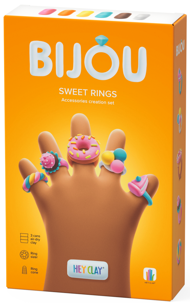 HEY CLAY Modeling Clay Rings Sweets 31002E
