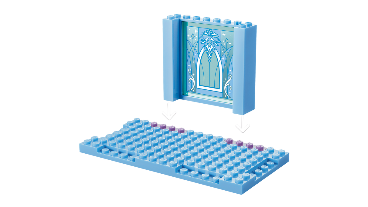 LEGO Disney Elsa's Ice Castle & Snow Ride Adventure 43281L