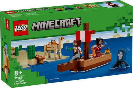 LEGO Minecraft The Pirate Ship Voyage 21259L