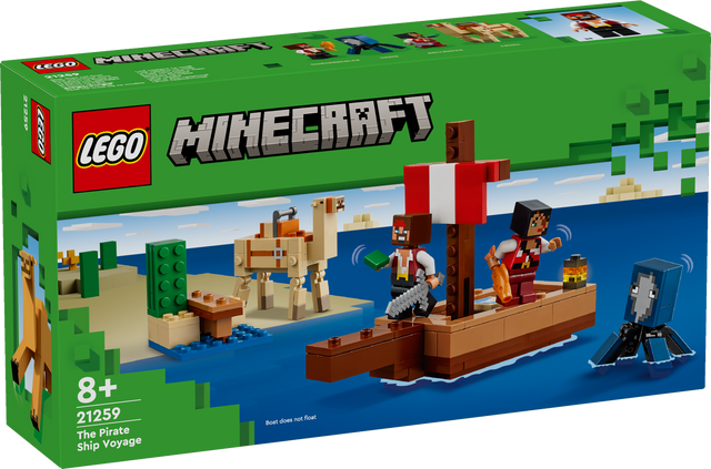 LEGO Minecraft The Pirate Ship Voyage 21259L