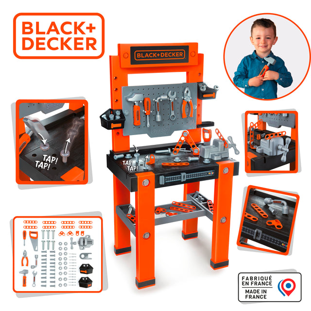 Smoby B&D Bricolo One Workbench 79 Pc 360732S