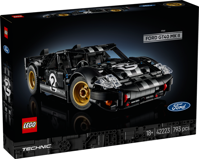 LEGO Technic 1966 Ford GT40 MKII Race Car 42223L