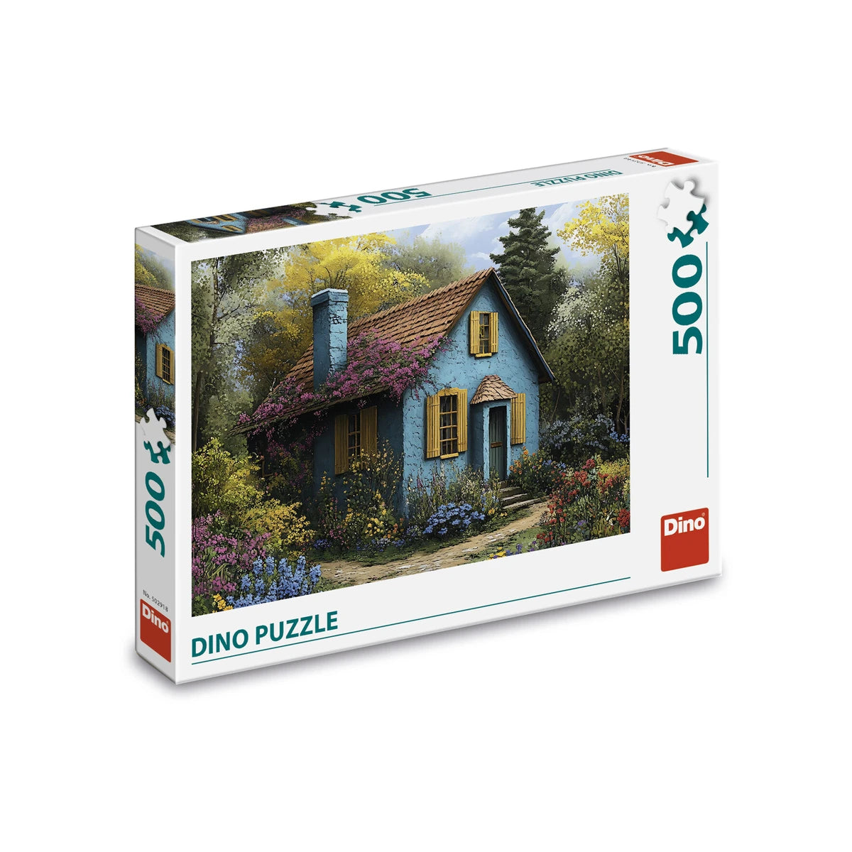 Dino Puzzle 500 Pieces: Blue House 50291D