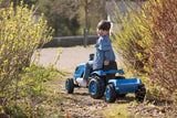 Smoby Traktor Blue Farmer XL with a Trolley 710129S