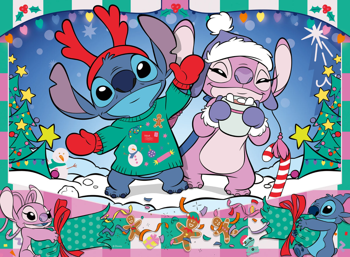 Ravensburger Puzzle 100 Pieces: Stitch Christmas 12004030V