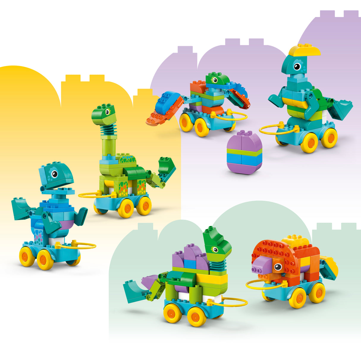 LEGO DUPLO 3in1 Dinosaurs on Wheels
 10451L