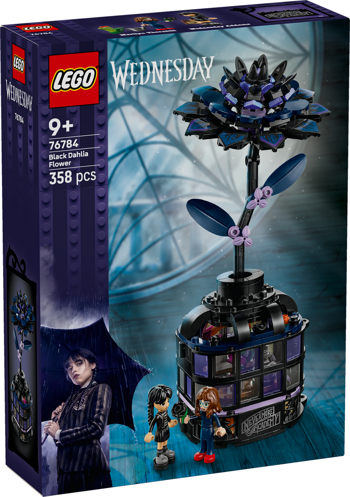 LEGO Wednesday Black Dahlia Flower 76784L