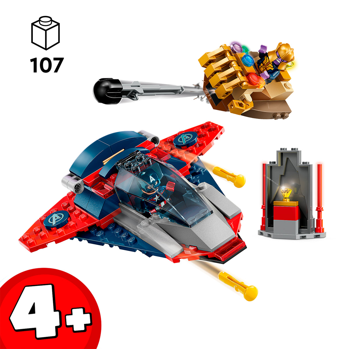 LEGO Super Heroes Captain America vs. Thanos 76319L