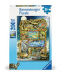 Ravensburger puzzle 200 pc Reptiles on a Picture Frame 12000866V