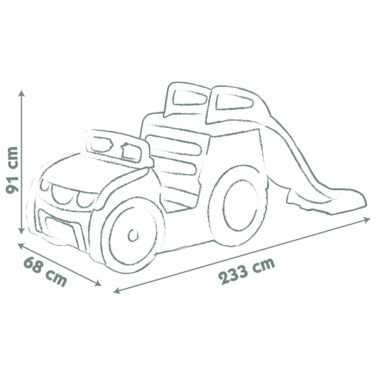 Smoby Adventure Car 3 in 1  840207S