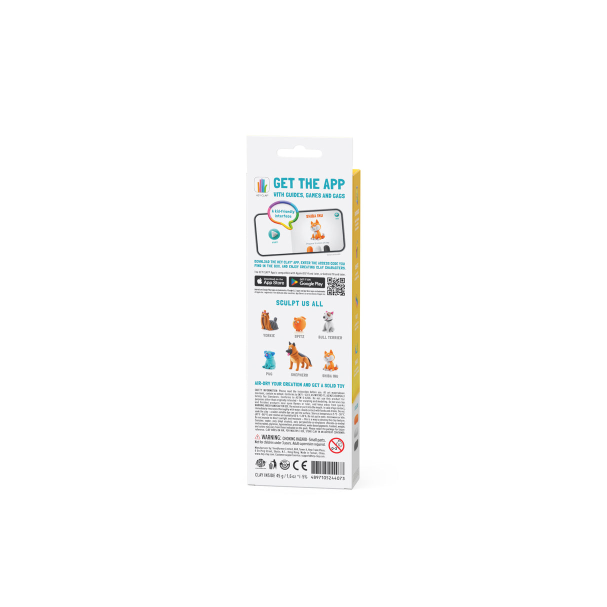 HEY CLAY Modeling Clay Shiba Inu 3 pc 30121E
