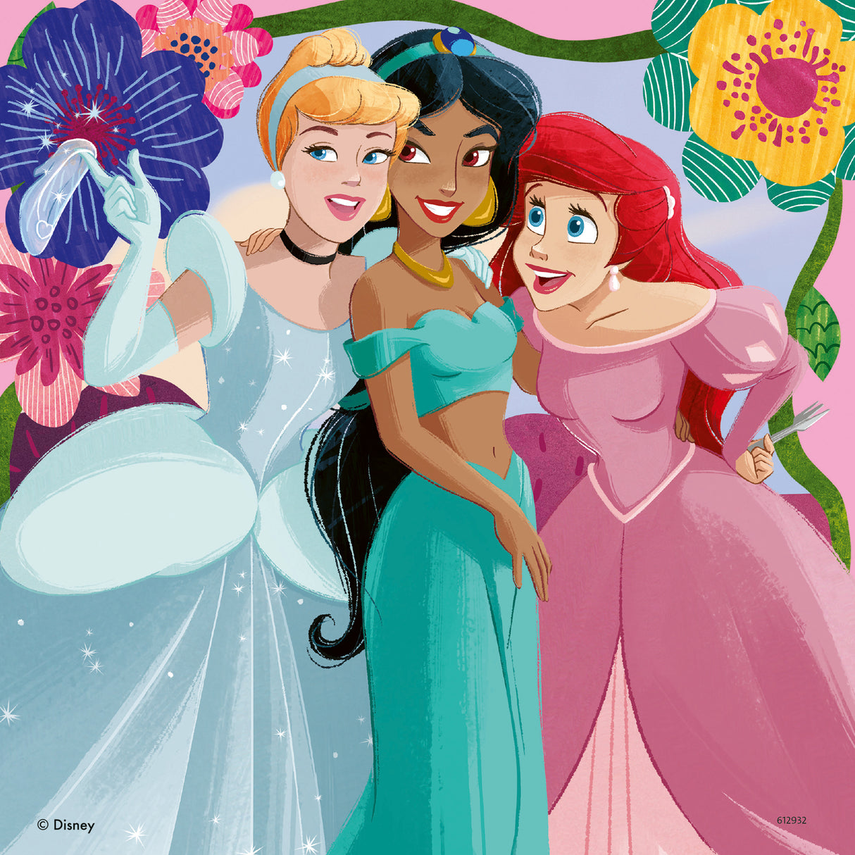 Ravensburger Puzzle 3x49 pc Disney Princesses 12001068V