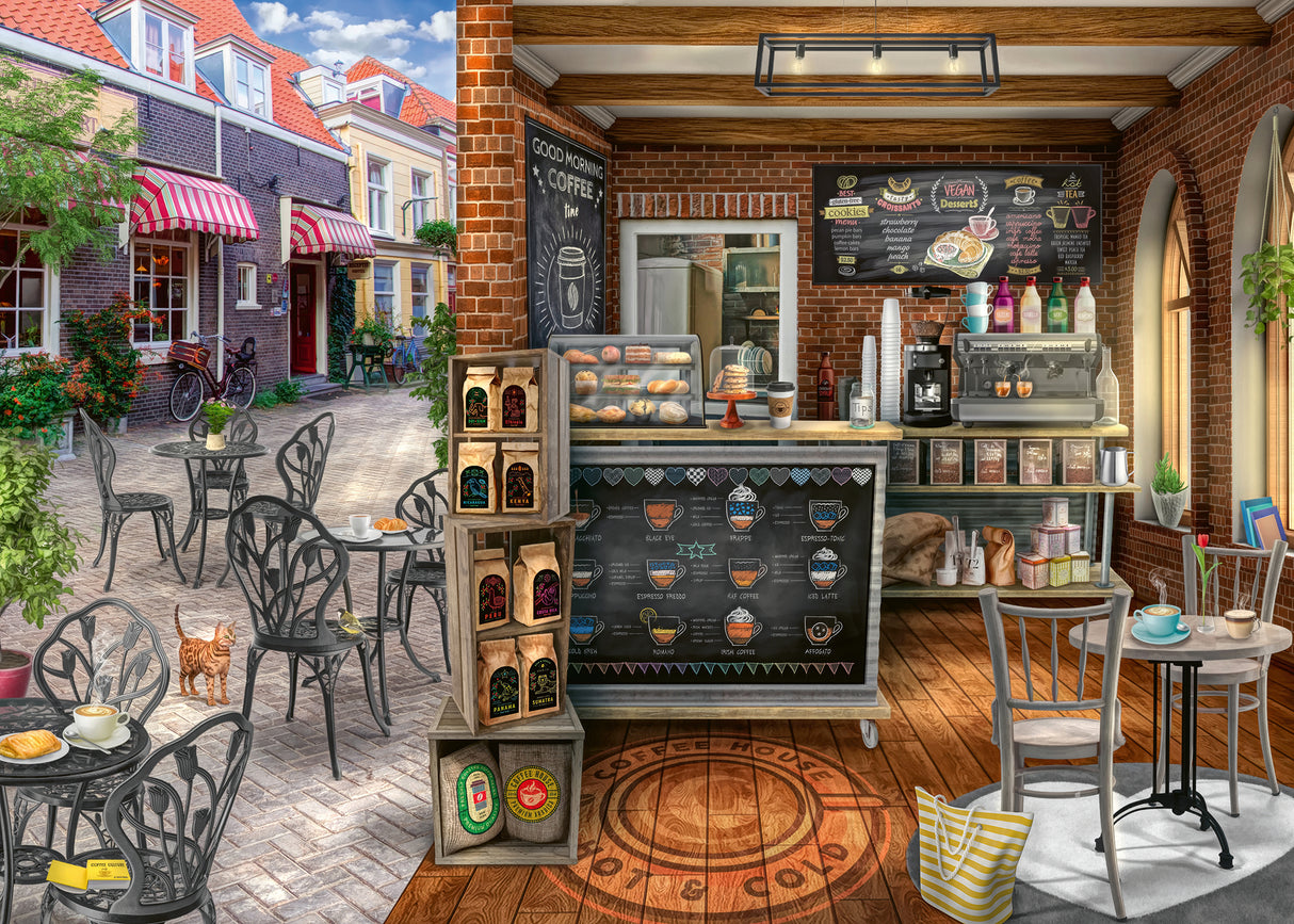 Ravensburger Puzzle 1000 pc Caffee 168057V
