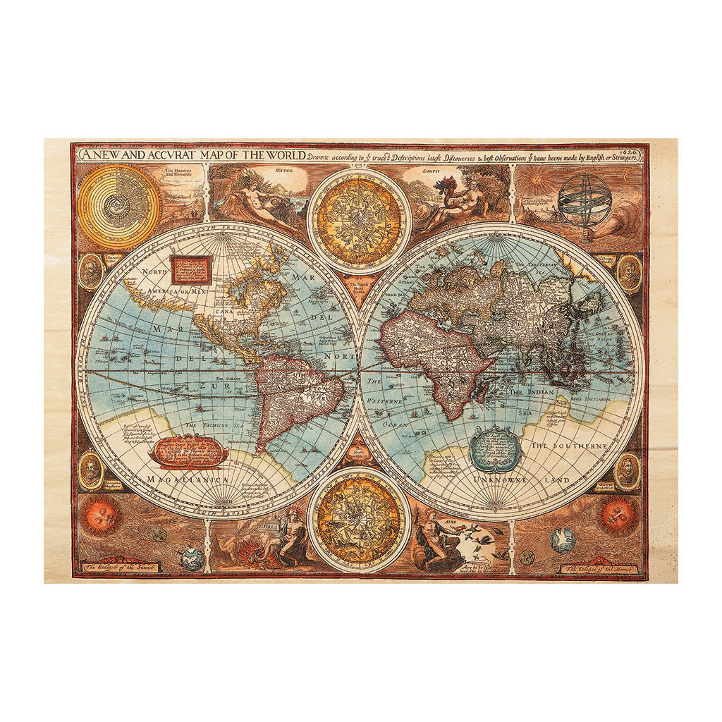 Dino Puzzle 500 pc Ancient World Map 50230D