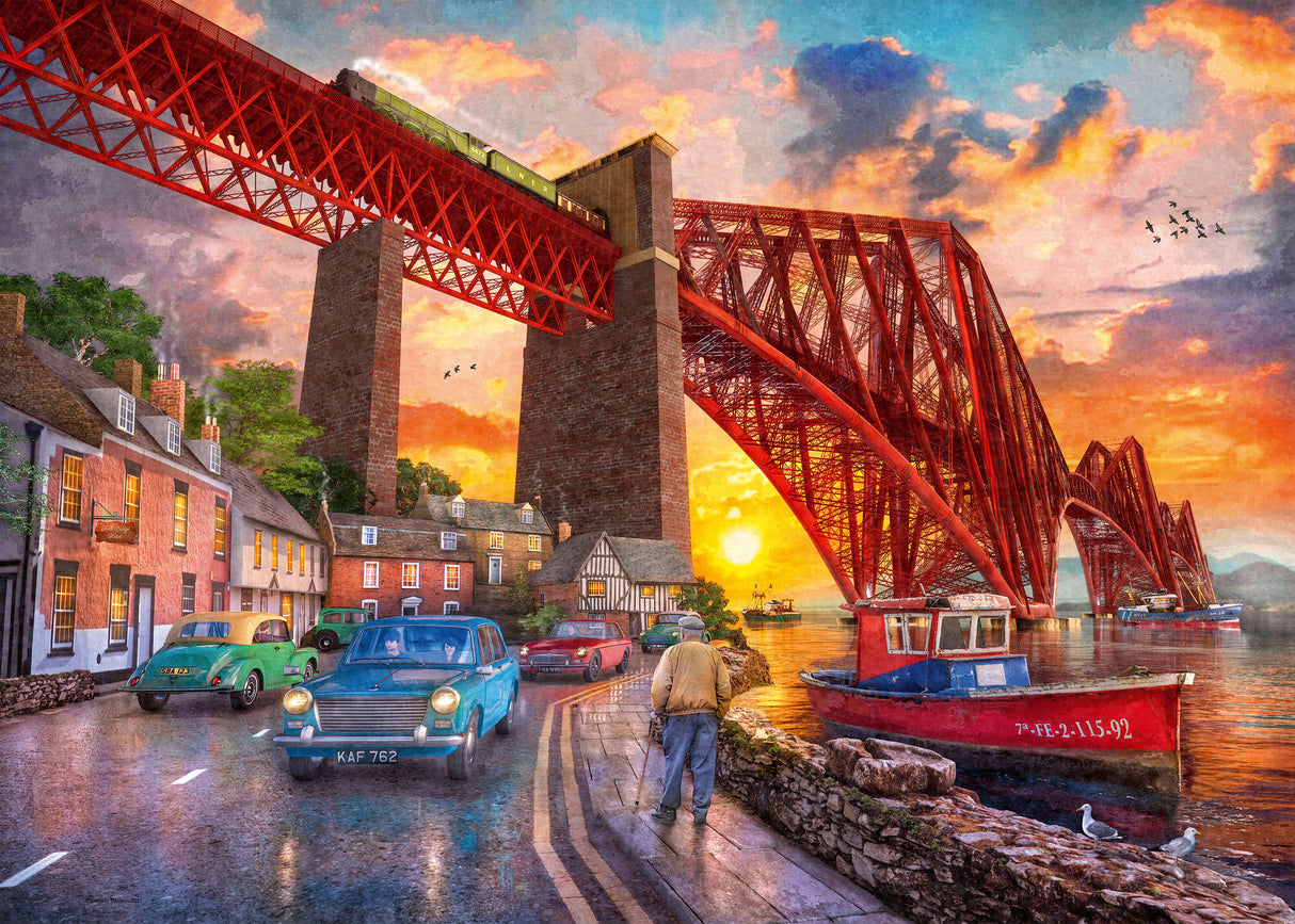 Ravensburger Puzzle 1000 pc Forth Bridge At Sunset
 12000125V