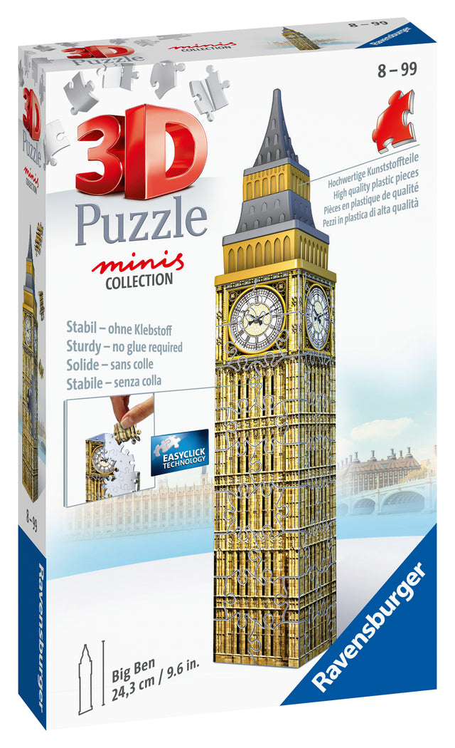 
Ravensburger 3D mini puzzle 60 pc Big Ben 112463V