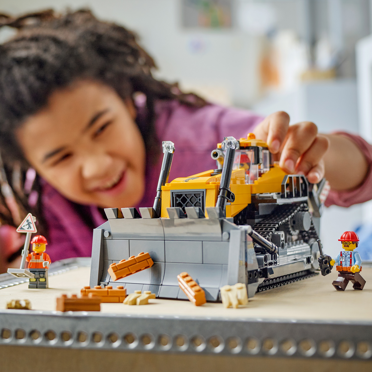 LEGO City Yellow Bulldozer with Front Loader
 60466L