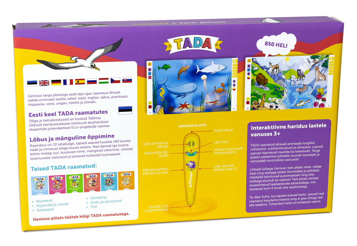 TADA Talking Books Starter Set: Pen and Animals Theme 045147G