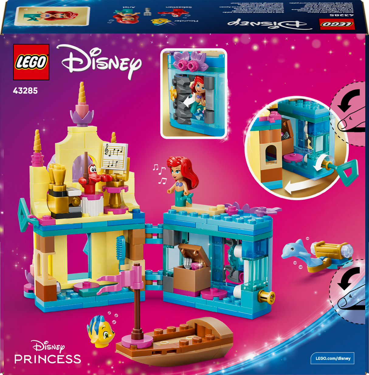 LEGO Disney Ariel's Magical Mini Palace 43285L