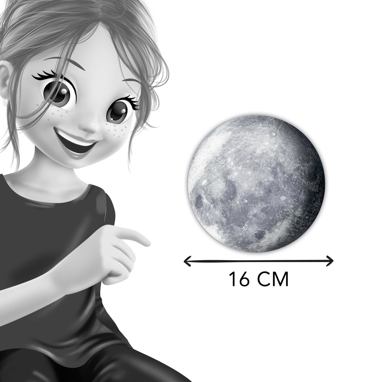 Buki Glow-in-The-Dark - Moon 3DF3I