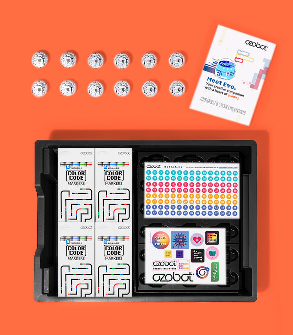 Ozobot Evo Classroom Kit 12 Bots OZO-051210-01-03