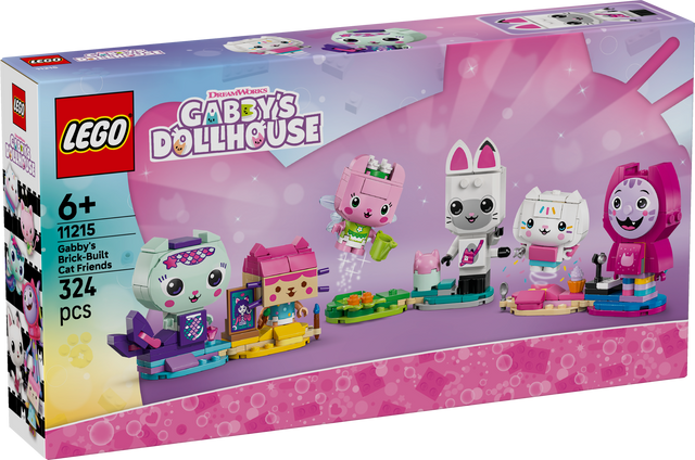 LEGO Gabby's Brick-Built Cat Friends 11215L