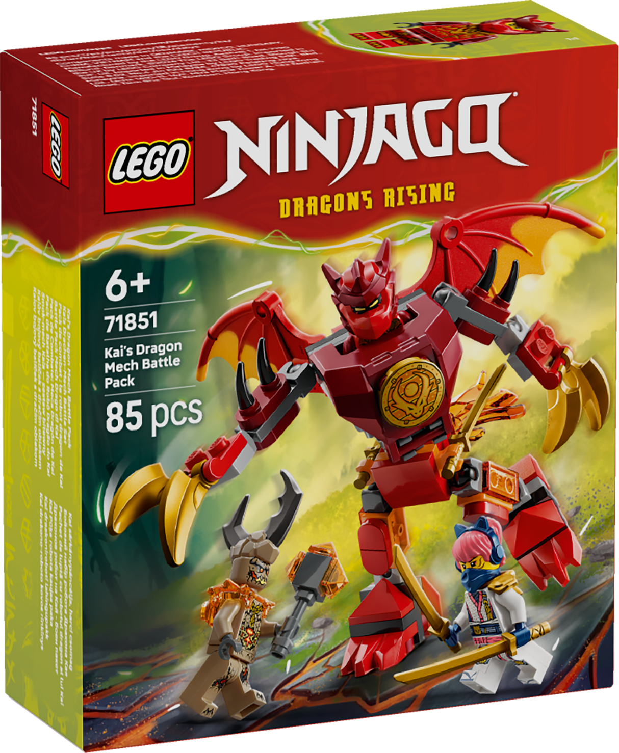 LEGO Ninjago Kai's Dragon Mech Battle Pack 71851L