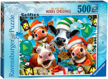 Ravensburger Puzzle 500 pc Merry Christmas Animals 165322V