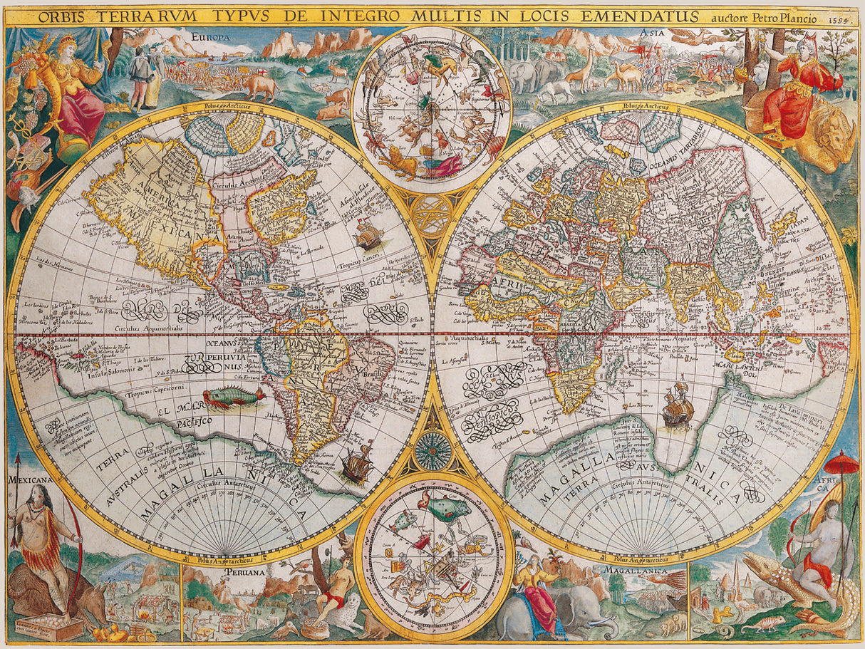 Ravensburger Puzzle 1500 pc Ancient Map 12000716V