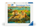 Ravensburger Puzzle 500pc Lions In The Savanna 
 12000220V