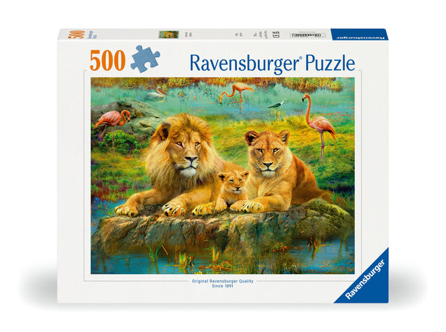 Ravensburger Puzzle 500pc Lions In The Savanna 
 12000220V