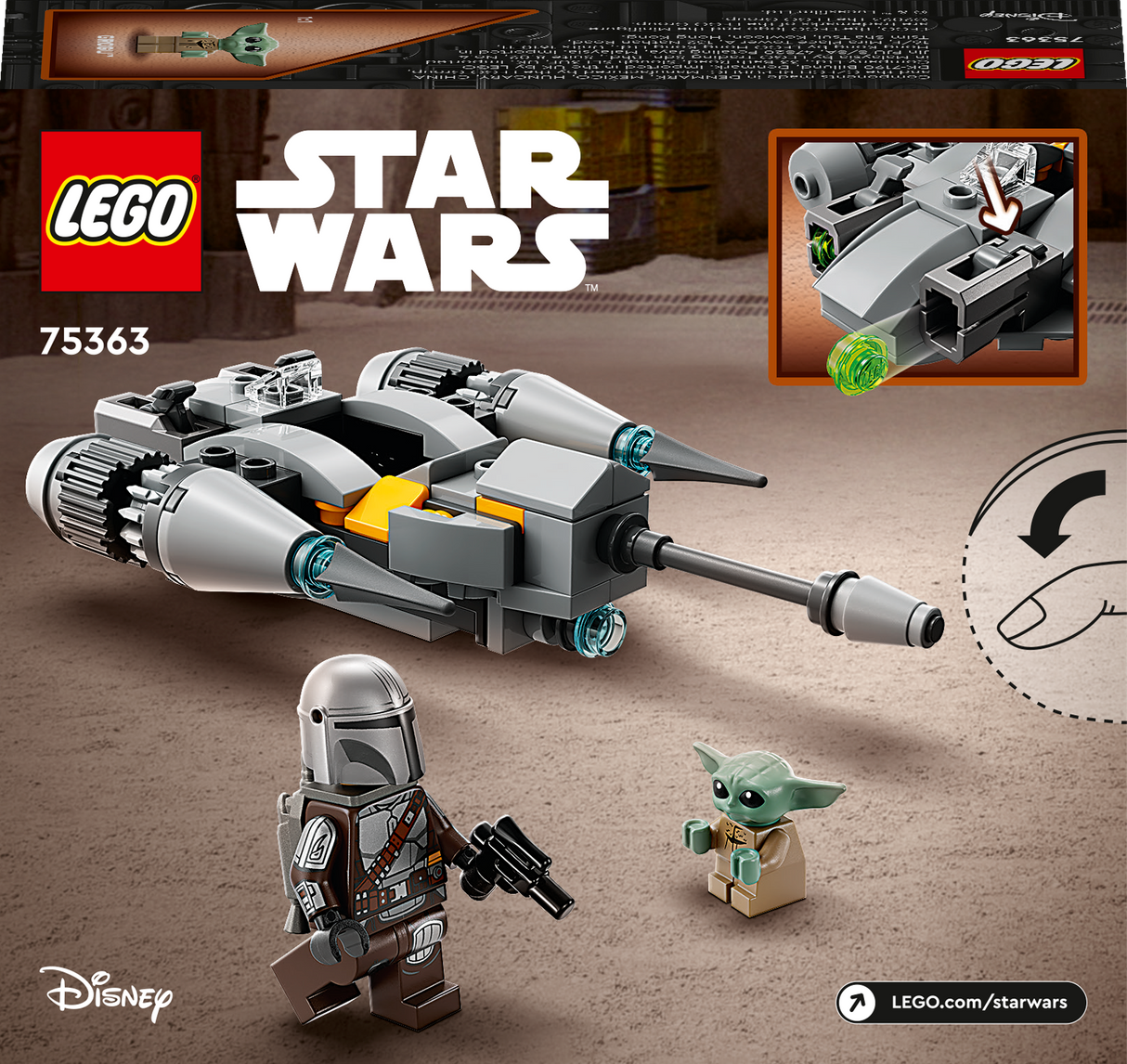 LEGO Star Wars The Mandalorian N-1 Starfighter Microfighter 75363L