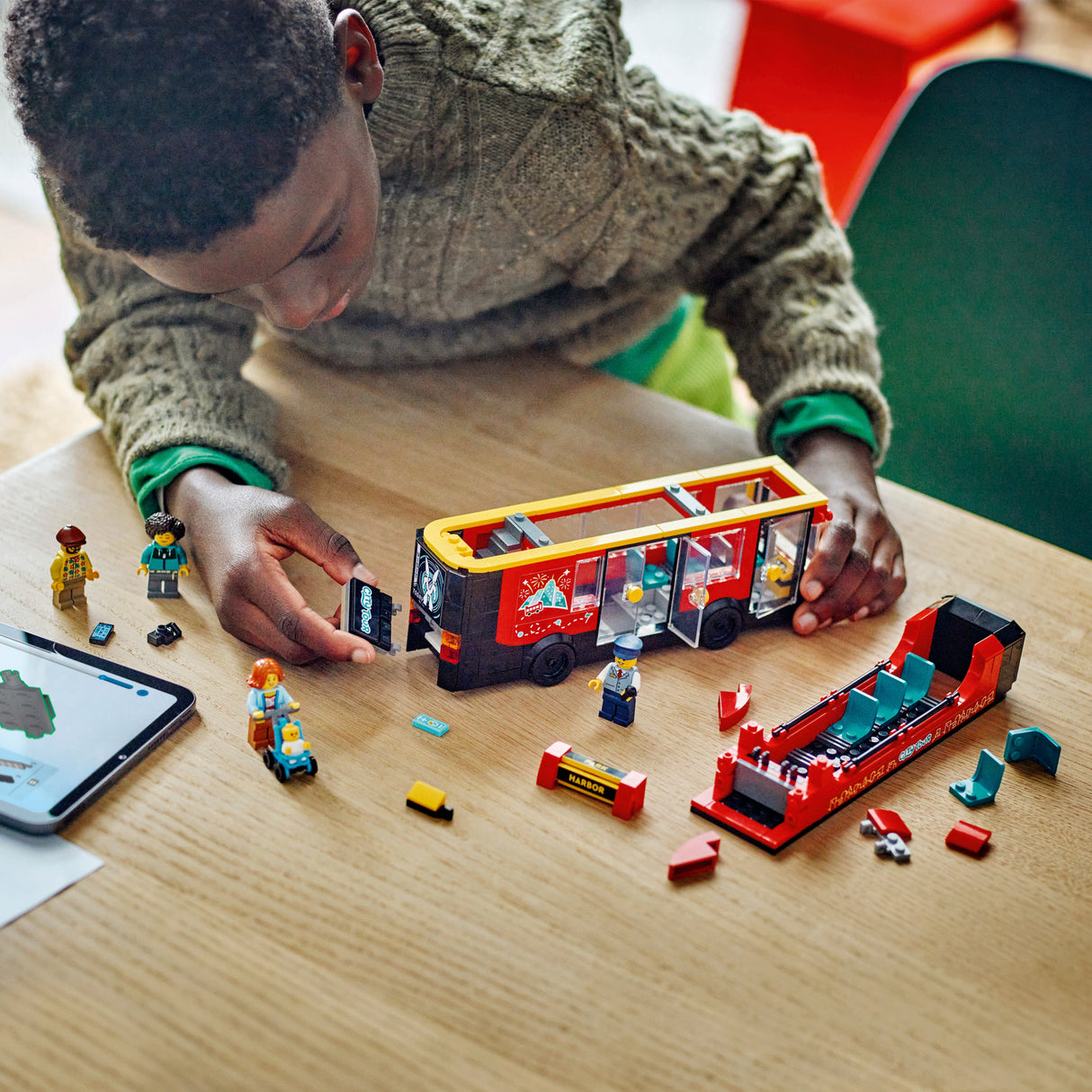 LEGO City Red Double-Decker Sightseeing Bus 60407L