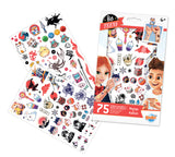 Buki Washable Tattoo Set Manga Style 75 pc TA007I