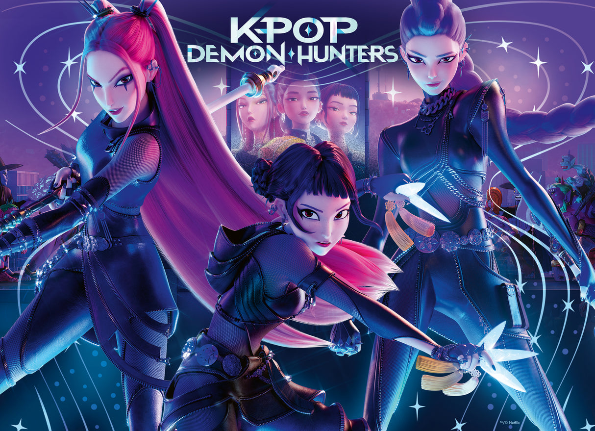 Ravensburger Puzzle  4x100 Pieces: KPop Demon Hunters 12004757V