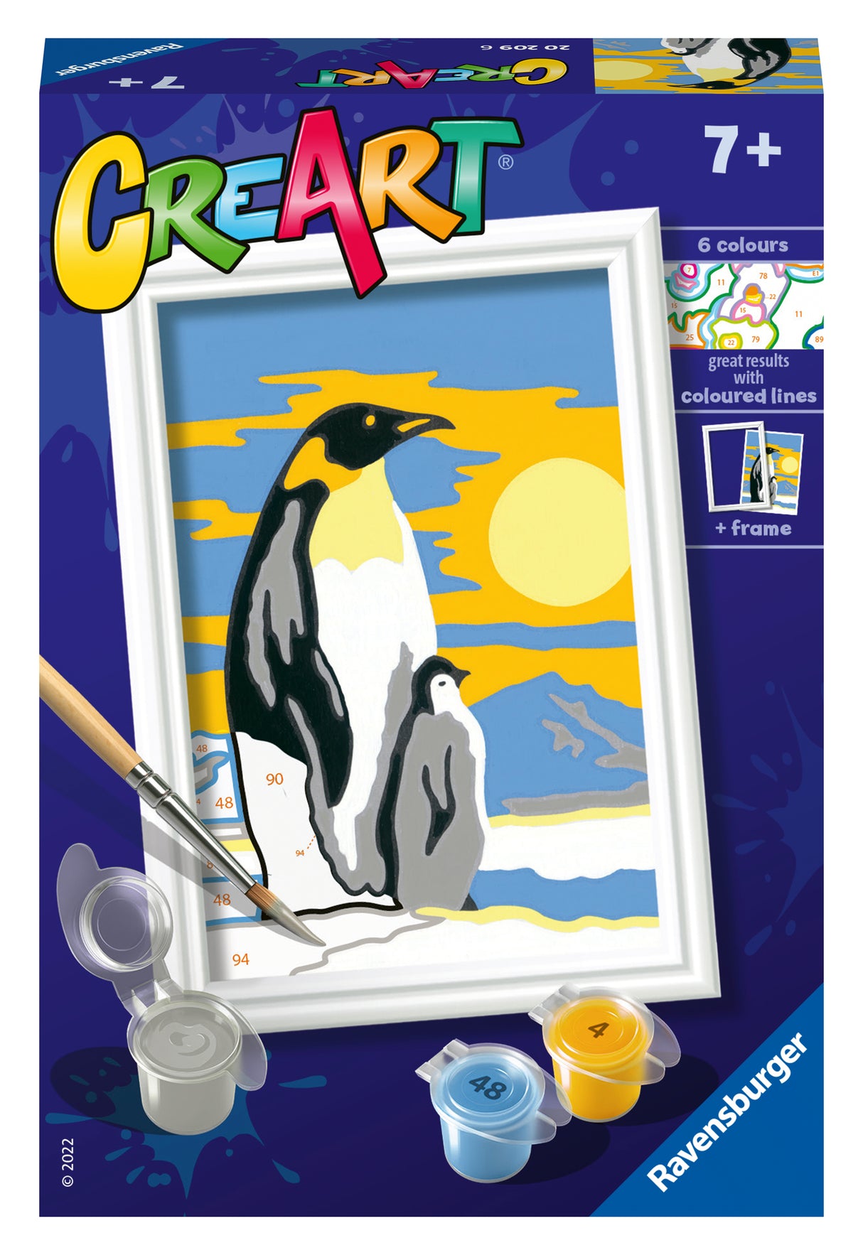 Ravensburger Paint by Numbers Penguin Family 202096V