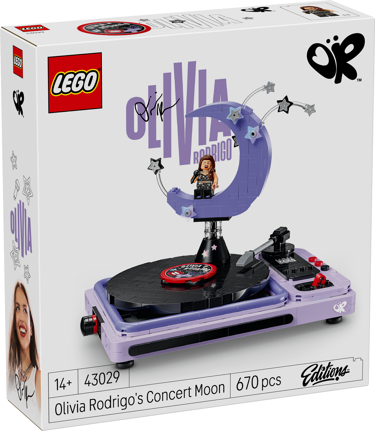 LEGO Editions Olivia Rodrigo’s Concert Moon 43029L