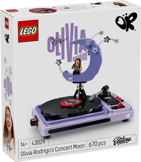 LEGO Editions Olivia Rodrigo’s Concert Moon 43029L