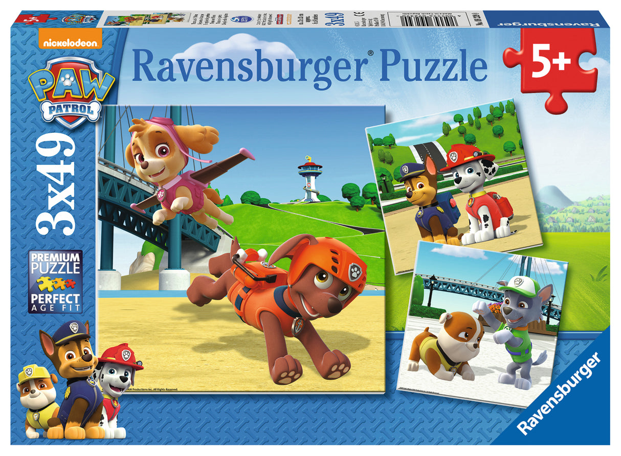 Ravensburger Puzzle 3x49 Pieces: Paw Patrol Team
 092390V