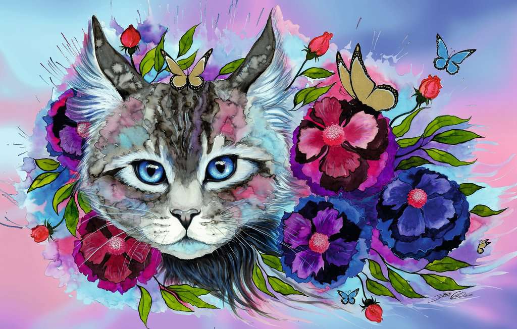 Ravensburger Puzzle 200 pc Cat
 129607V