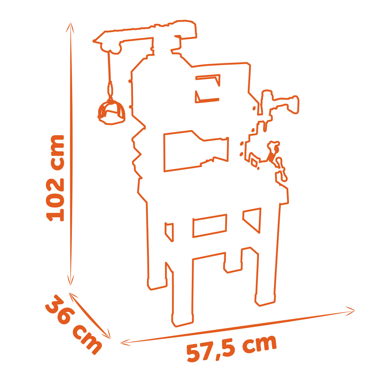 Smoby B&D Bricolo Builder Workbench  87 Pieces 360741S