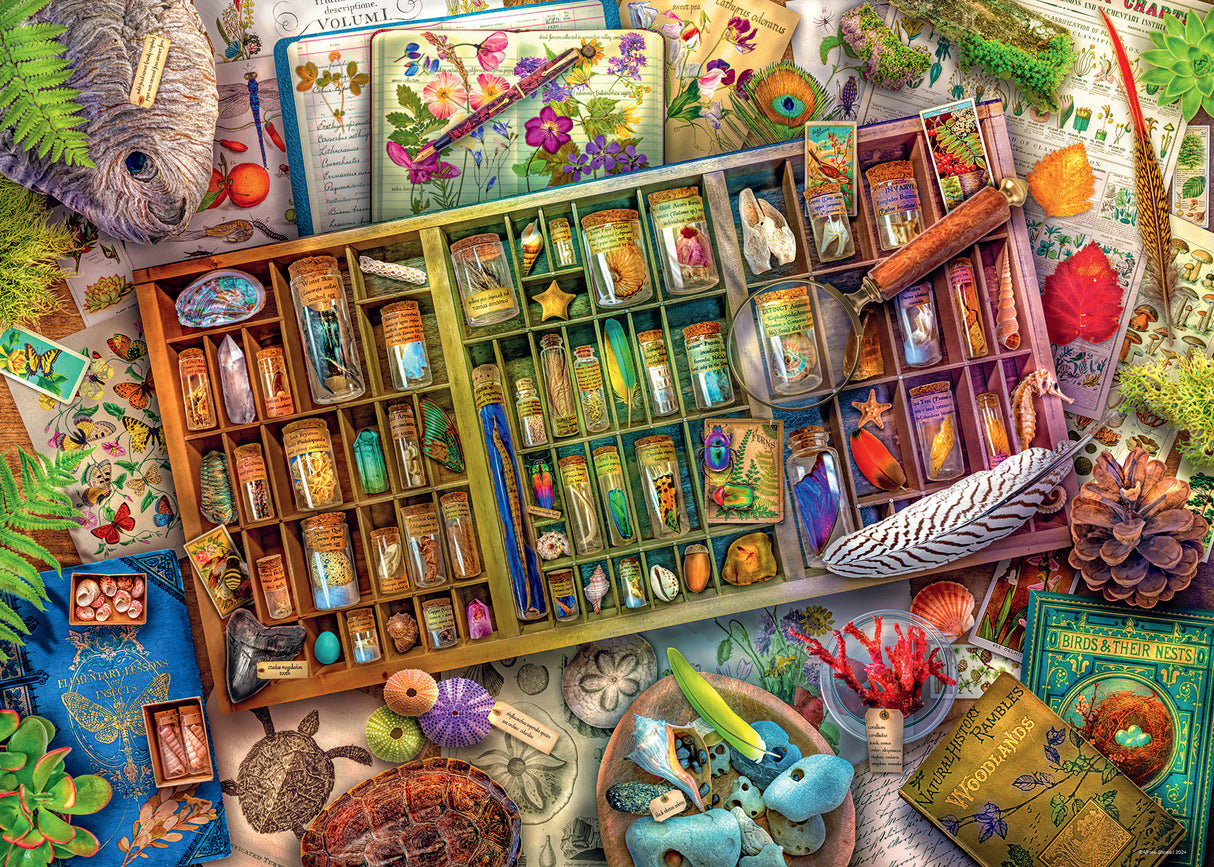 Ravensburger Puzzle 1000 pc Naturalist Table 12001085V
