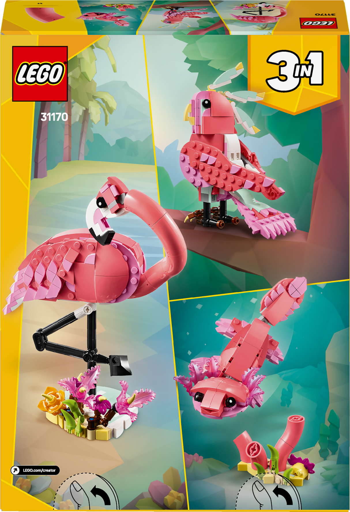 LEGO Creator Wild Animals: Pink Flamingo 31170L