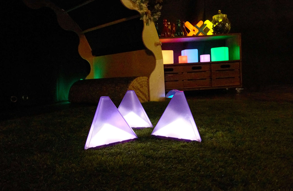 TTS Glow Jewelled Pyramid 3pk EL46811B