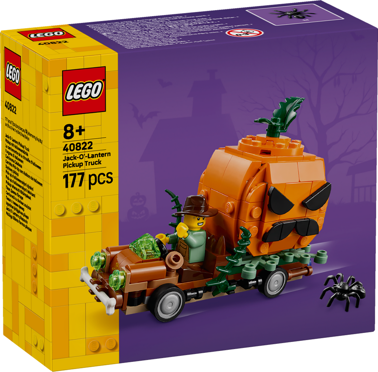 LEGO Iconic Jack-O'-Lantern Pickup Truck 40822L