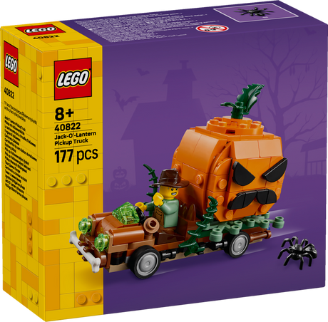 LEGO Iconic Jack-O'-Lantern Pickup Truck 40822L