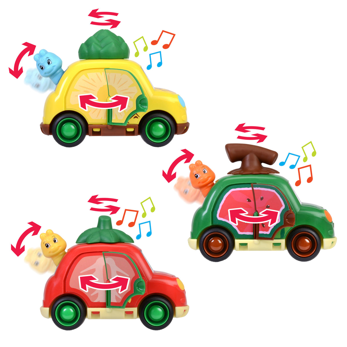Dickie Toys ABC Cars Fruit Friends  204112009B